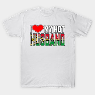 I Love My Hot Vanuatuan Husband T-Shirt